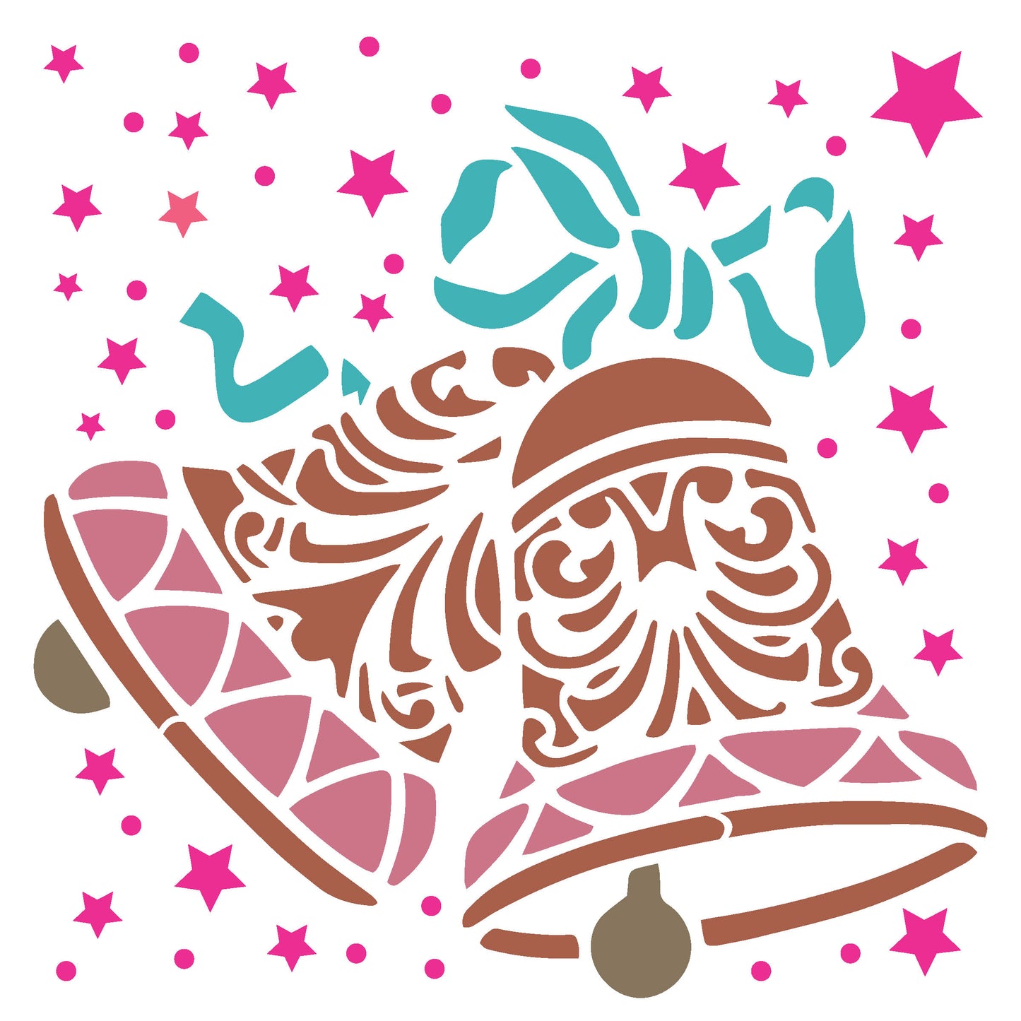 MaxxxMart - Multi Theme Wall Stencil-4 (Inches)