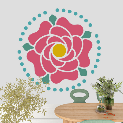 MaxxxMart - Flower pattern Mandala (Inches)