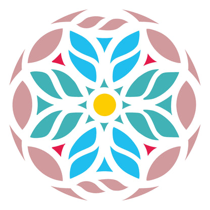 MaxxxMart - Flower pattern Mandala (Inches)