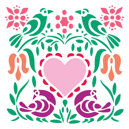 MaxxxMart - Multi Theme Wall Stencil-4 (Inches)