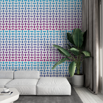 MaxxxMart - Wall Pattern Wall Stencil-1(Inches)