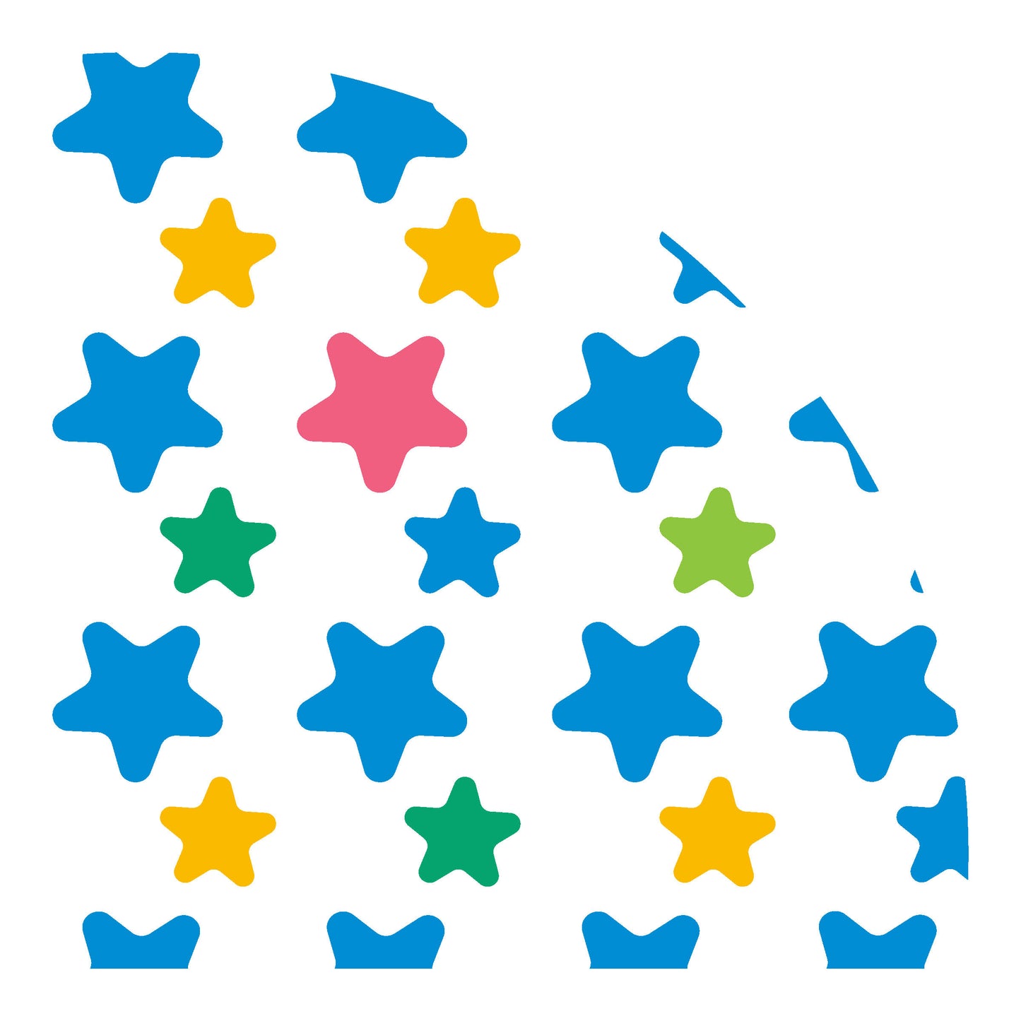 MaxxxMart - Wall Pattern Wall Stencil-1(Inches)