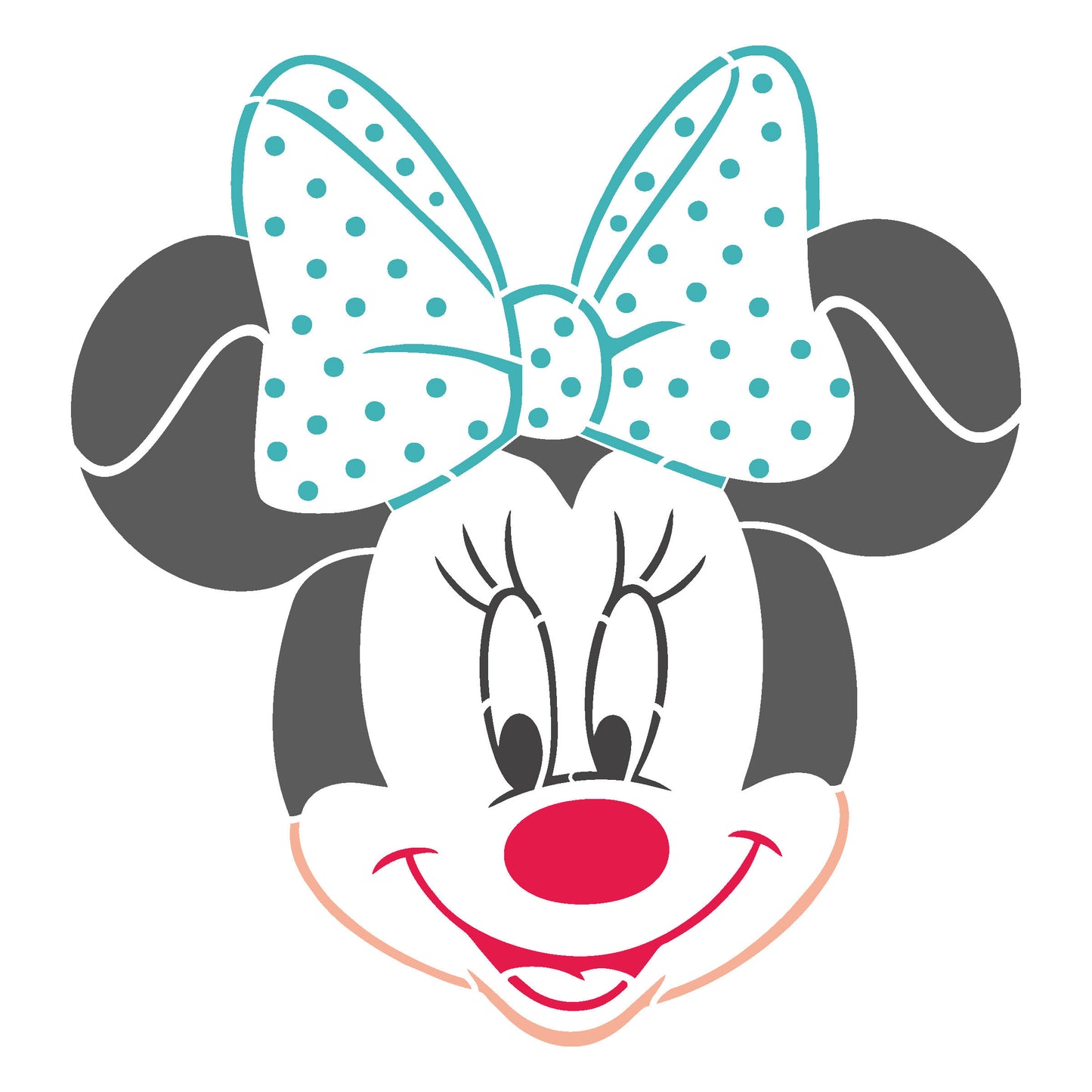 MaxxxMart - Kids Cartoon Theme Wall Stencil(Inches)