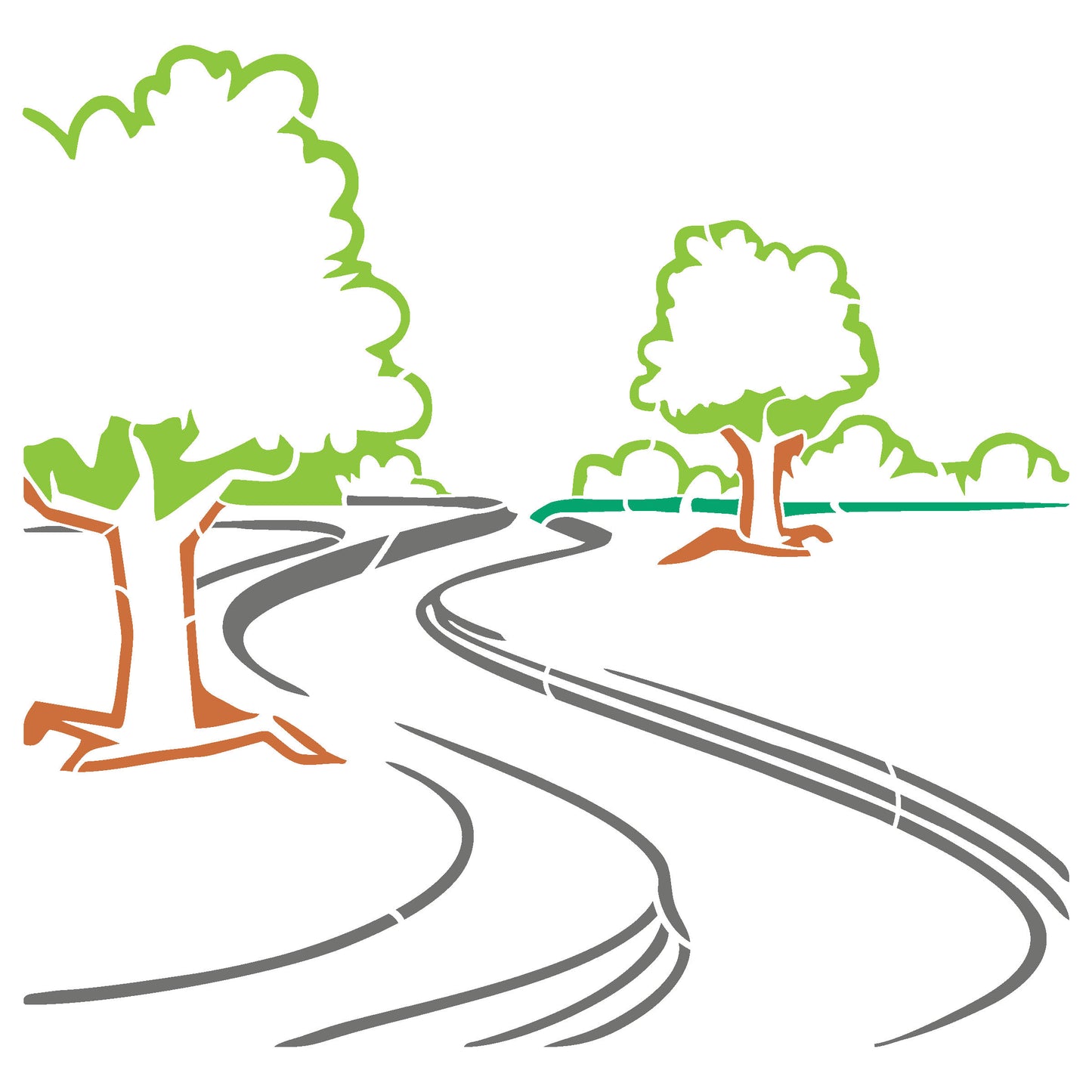 MaxxxMart - Multi Theme Wall Stencil(Inches)