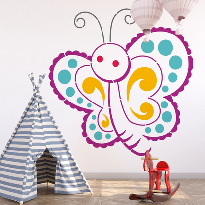 MaxxxMart - Butterfly Wall Stencil -3 (Inches)