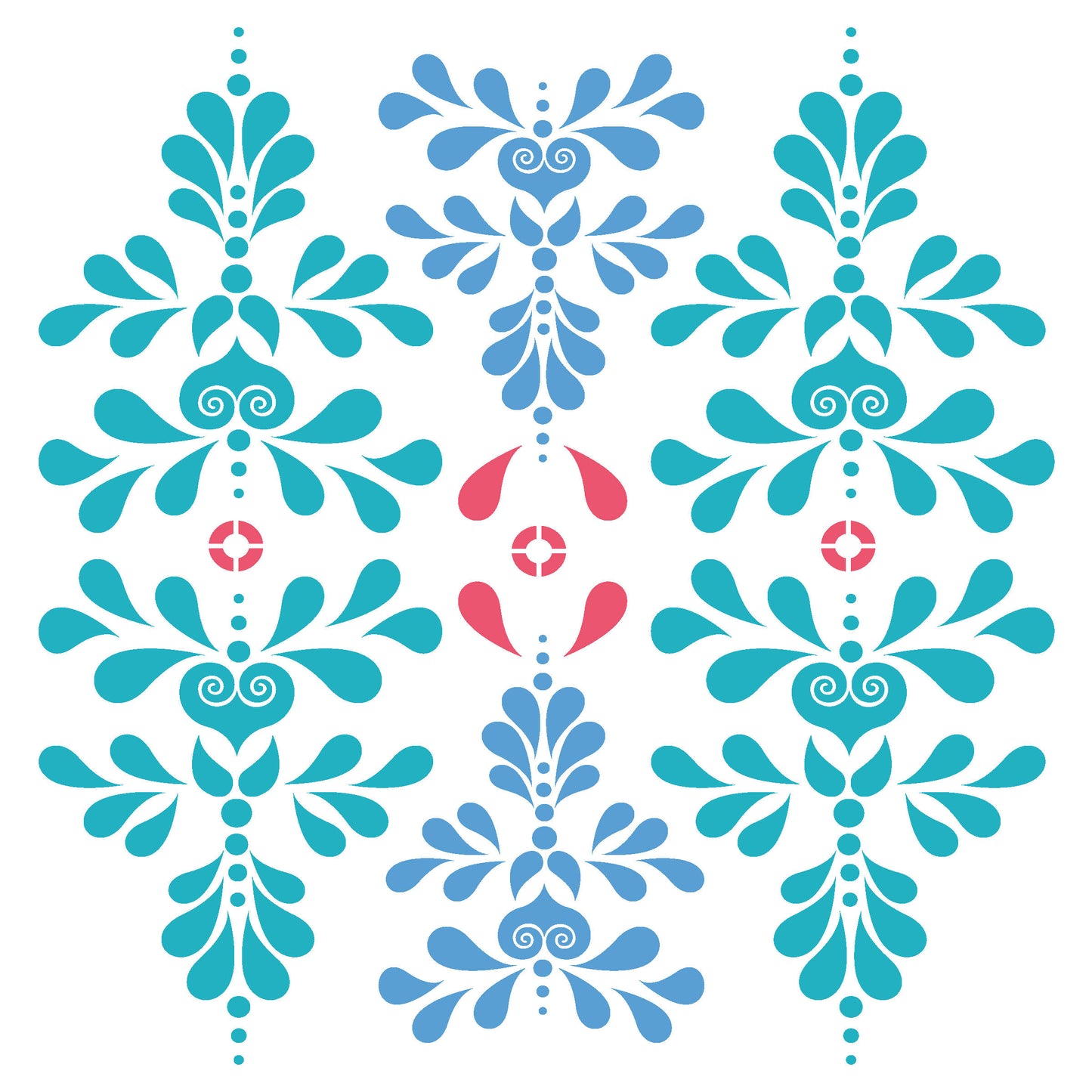 MaxxxMart - Multi Theme Wall Stencil-5(inches)