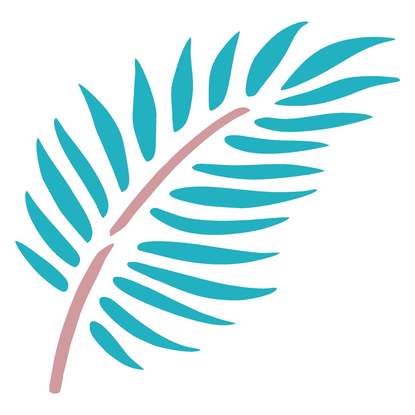 MaxxxMart - Leaf Wall Stencil-1(Inches)