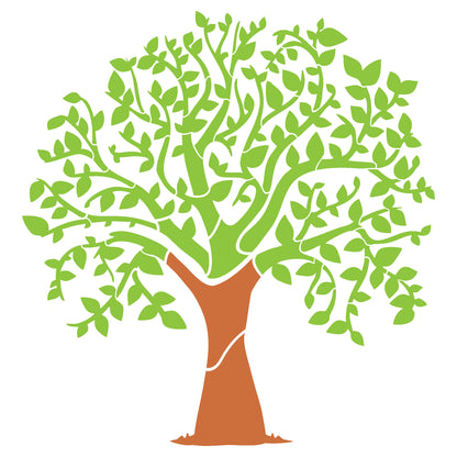 MaxxxMart - Trees And Branches Wall stencil-5(Inches)
