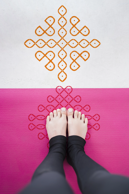 MaxxxMart - Kolam Wall Stencil (Inches)