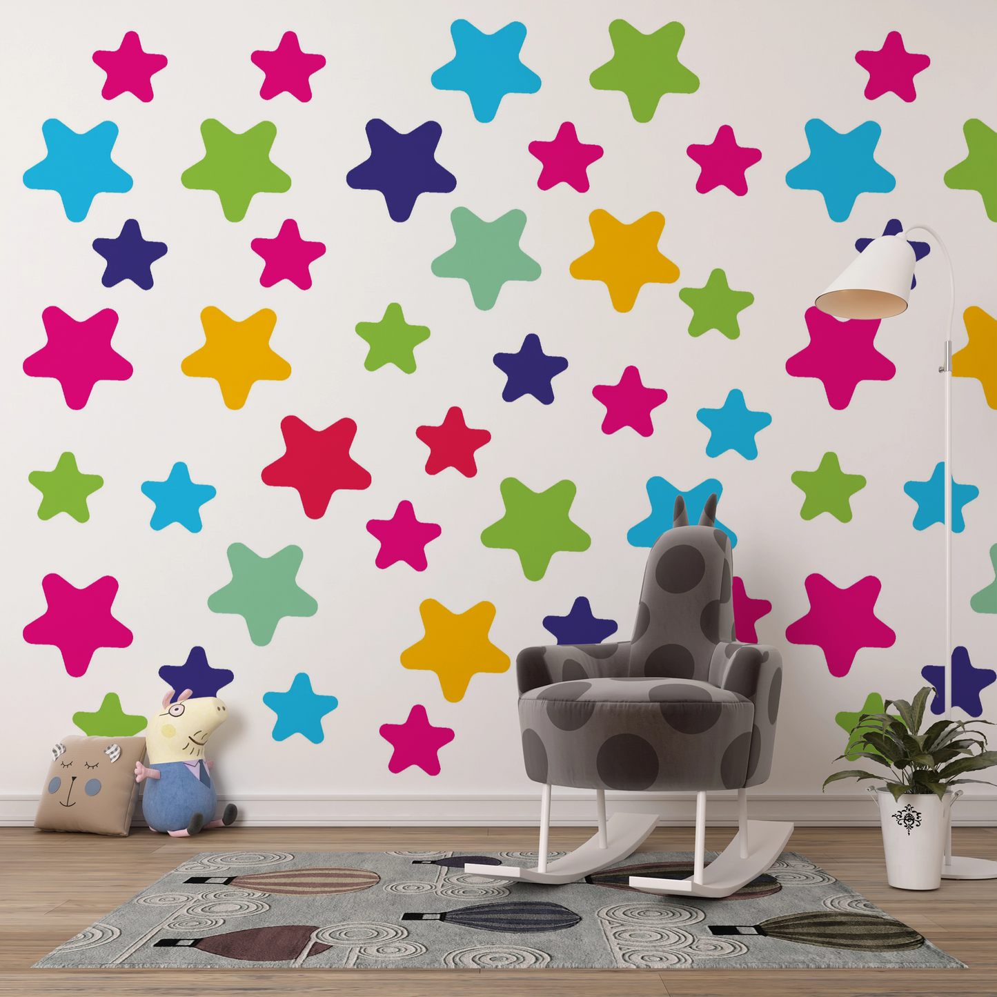 MaxxxMart - Wall Pattern Wall Stencil-1(Inches)