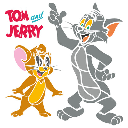 MaxxxMart - Kids Cartoon Theme Wall Stencil(Inches)