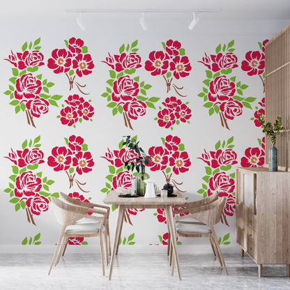 MaxxxMart - Kids Cartoon Theme Wall Stencil(Inches)