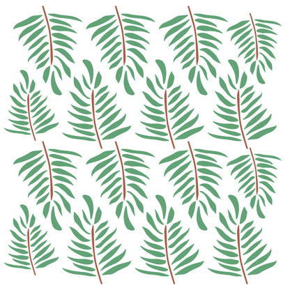 MaxxxMart - Leaf Wall Stencil-1(Inches)