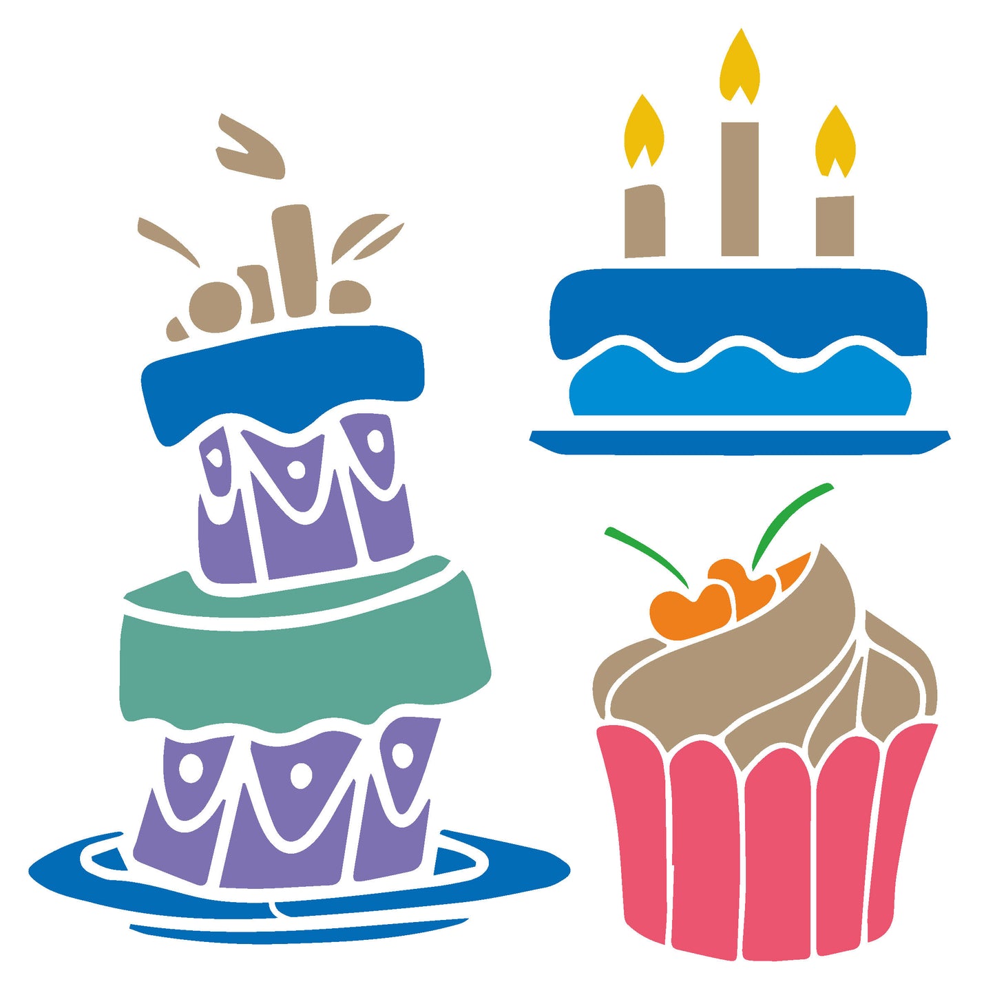 MaxxxMart - Home Decor Wall Stencil(Inches)