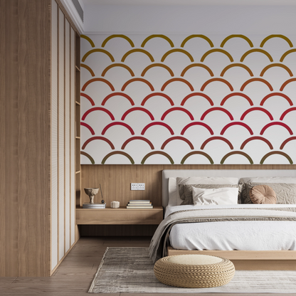 MaxxxMart - Wall Pattern Wall Stencil(Inches)