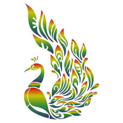 MaxxxMart - Birds Wall Stencil(Inches)