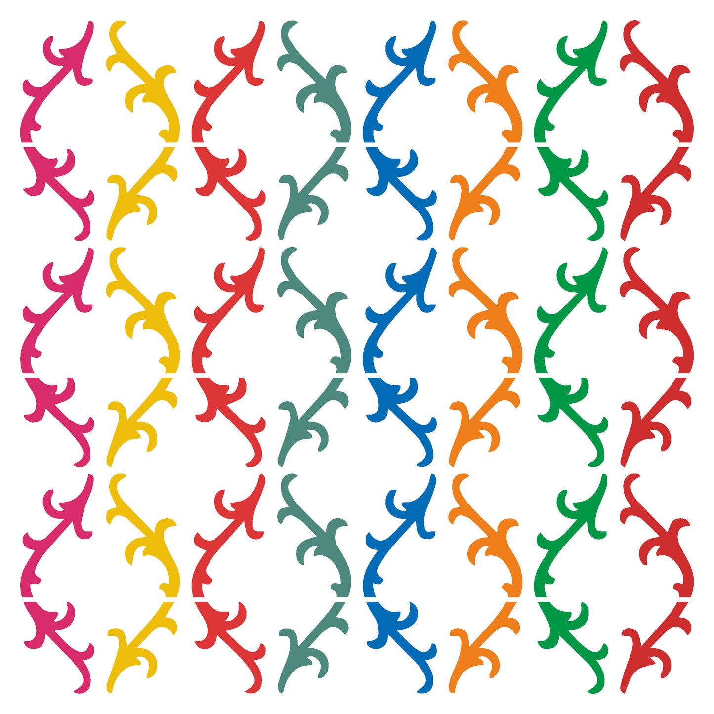 MaxxxMart - Wall Pattern Wall Stencil(Inches)