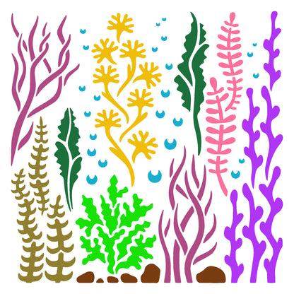 MaxxMart- Multi Theme Wall Stencil (Inches)