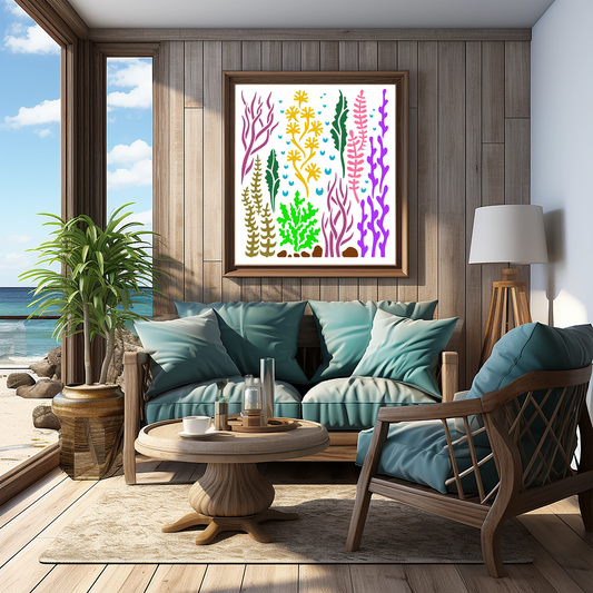 MaxxMart- Multi Theme Wall Stencil (Inches)