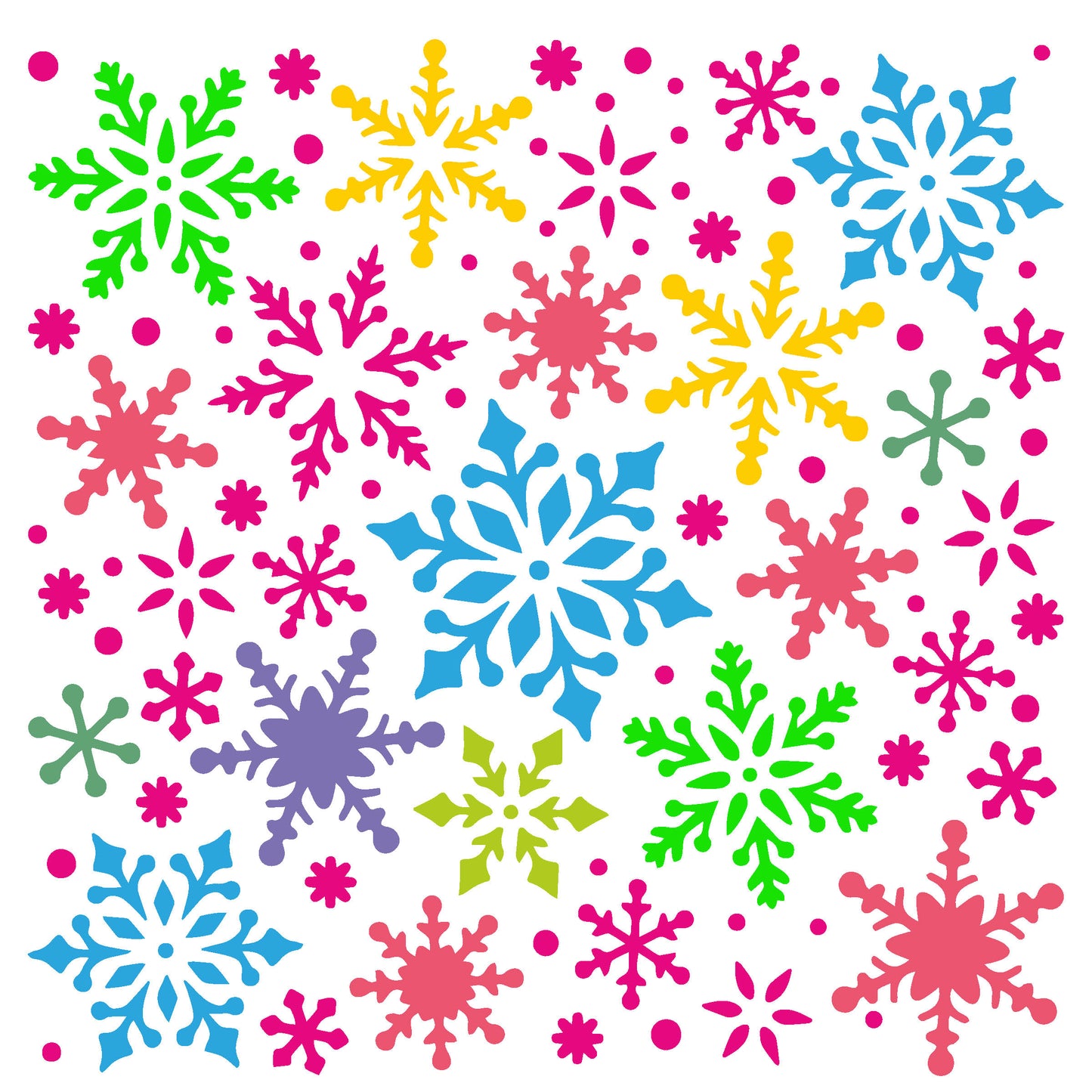 MaxxMart- Multi Theme Wall Stencil (Inches)