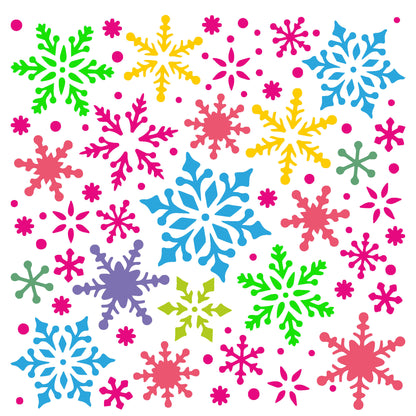 MaxxMart- Multi Theme Wall Stencil (Inches)