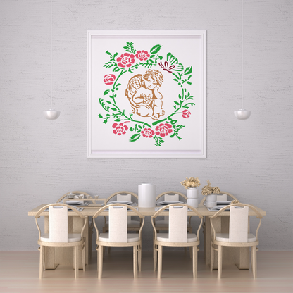 MaxxMart- Christmas Decor  Wall Stencil(Inches)