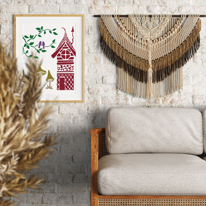 MaxxMart- Multi Theme Wall Stencil (Inches)