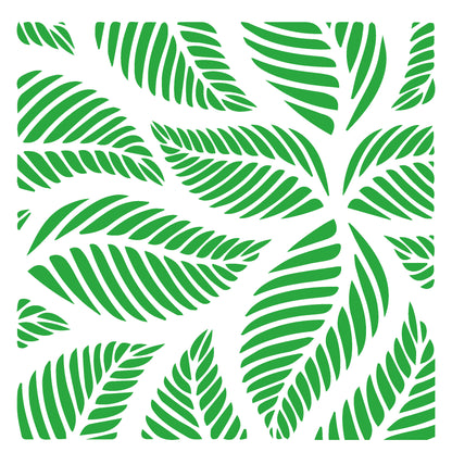 MaxxxMart - Leaves Wall Stencil(Inches)