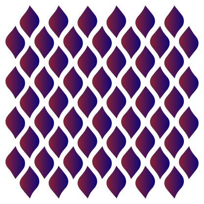 MaxxxMart - Wall Pattern Wall Stencil(Inches)