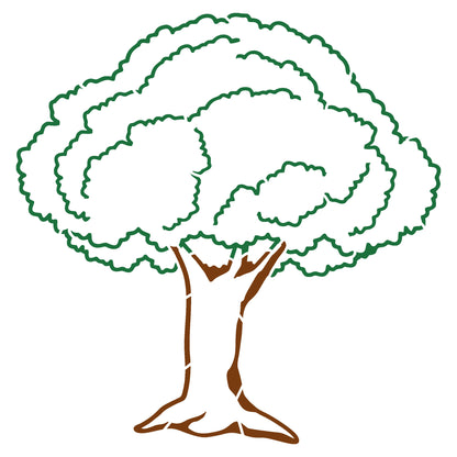 MaxxMart-Trees And Branches  Wall Stencil-6 (Inches)