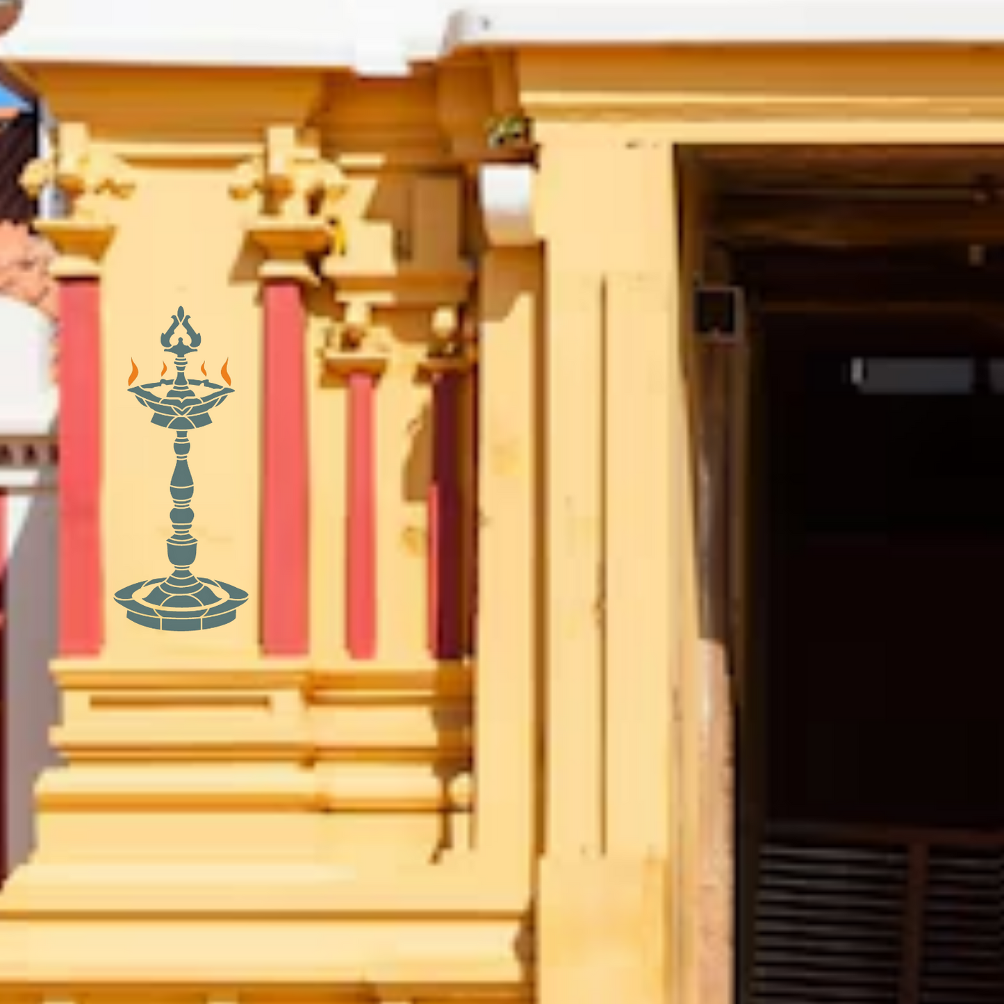 MaxxxMart-God Theme Wall Stencils(inches)