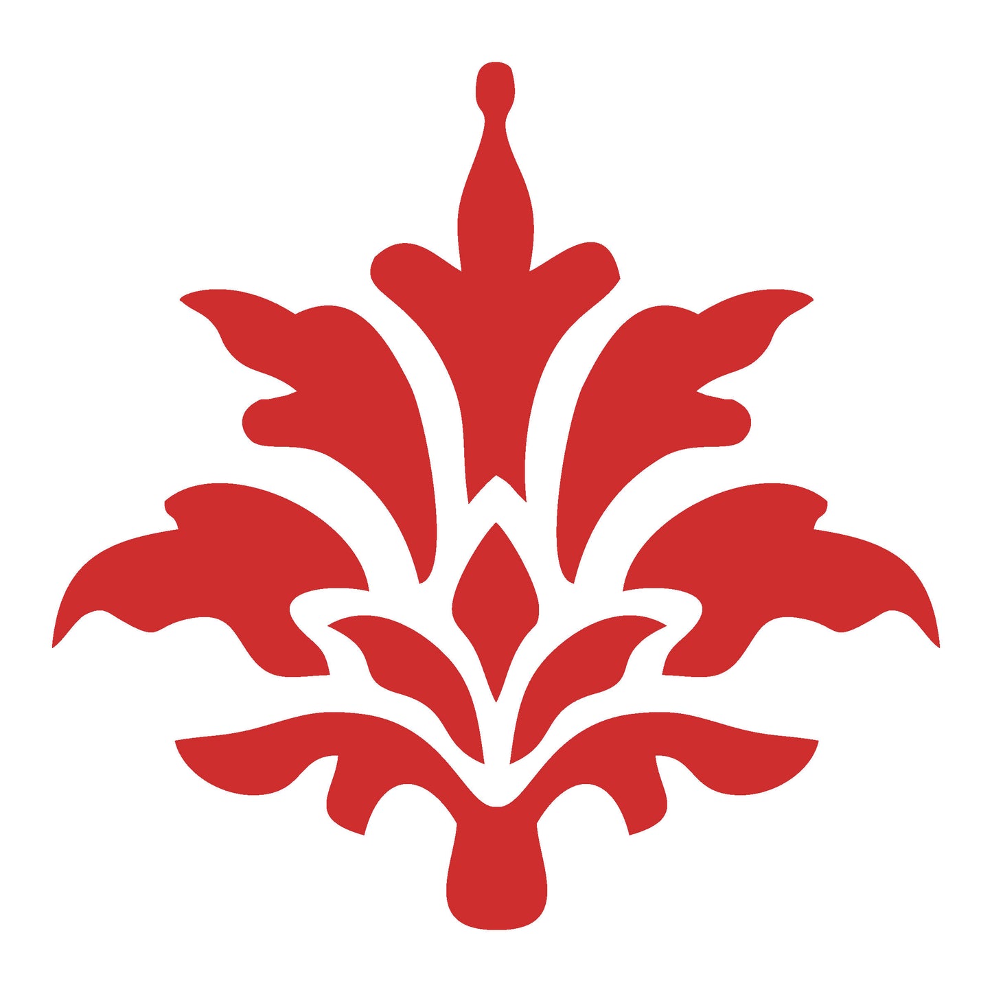 MaxxMart-Damask Pattern Wall Stencil (Inches)