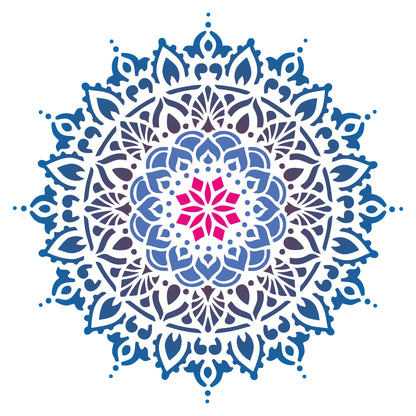 MaxxMart-Mandala Wall Stencil(Inches)