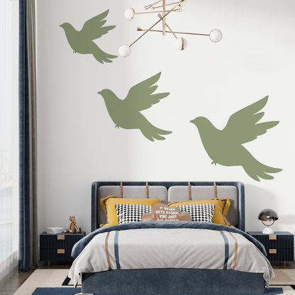 MaxxxMart-Birds Wall Stencils(Inches)