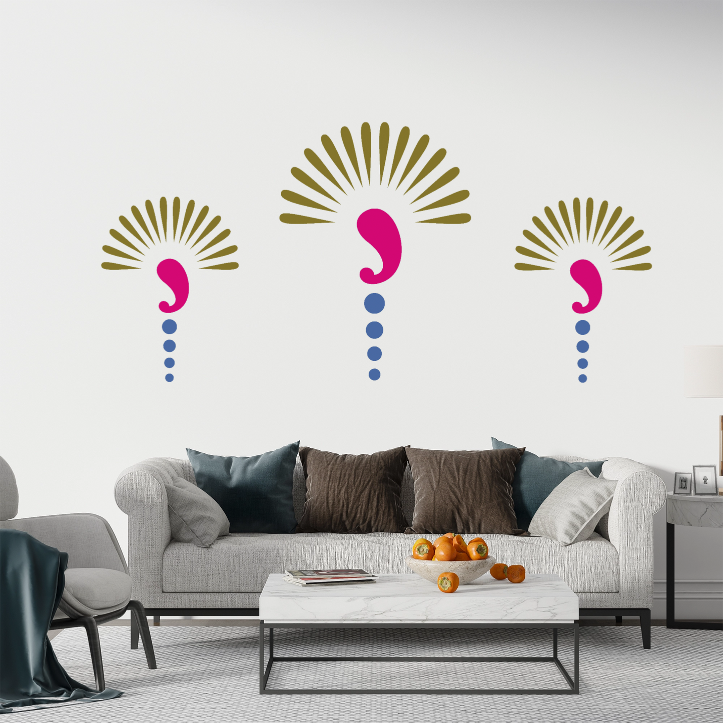 MaxxMart-Multi Theme Wall Stencil (Inches)