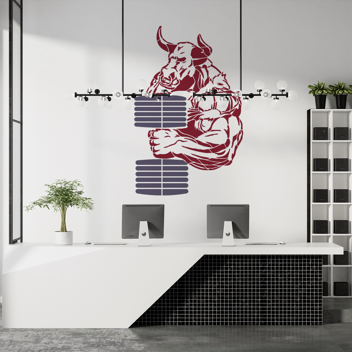 MaxxMart-Multi Theme Wall Stencil (Inches)