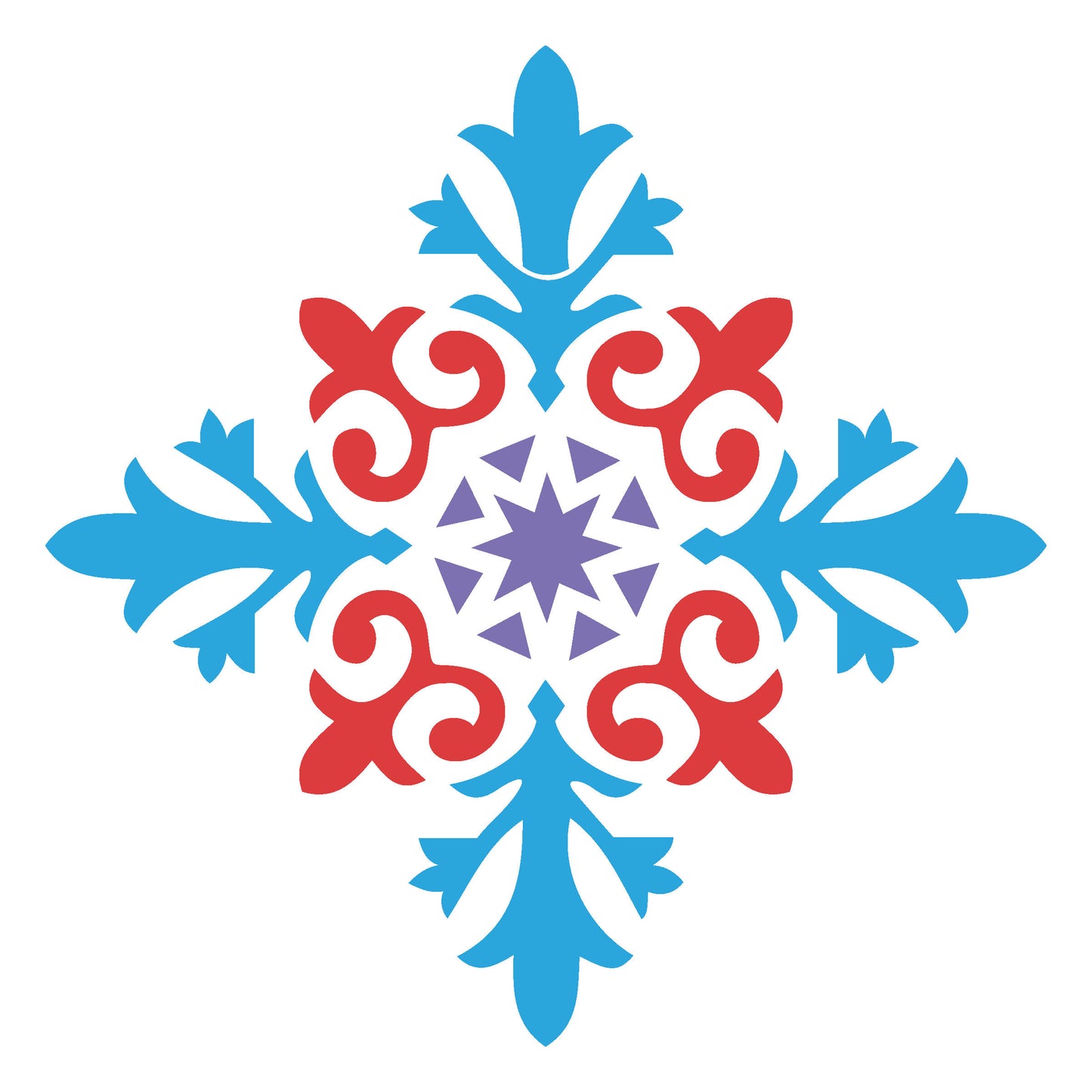 MaxxxMart -Tiles Pattern Wall Stencil (Inches)