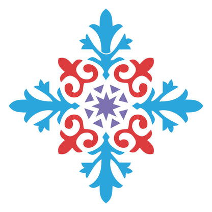 MaxxxMart -Tiles Pattern Wall Stencil (Inches)