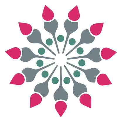 MaxxMart-Mandala Wall Stencil(Inches)