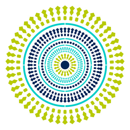 MaxxMart-Mandala Wall Stencil(Inches)