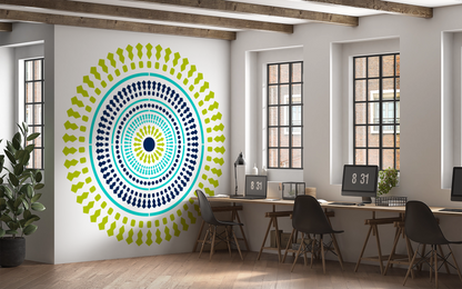 MaxxMart-Mandala Wall Stencil(Inches)