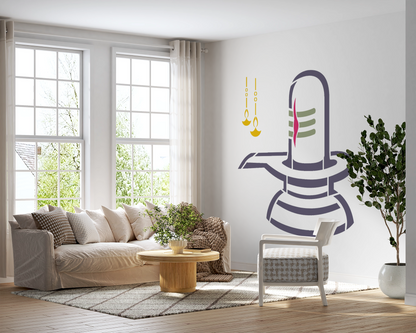 MaxxxMart-God Theme Wall Stencils(inches)