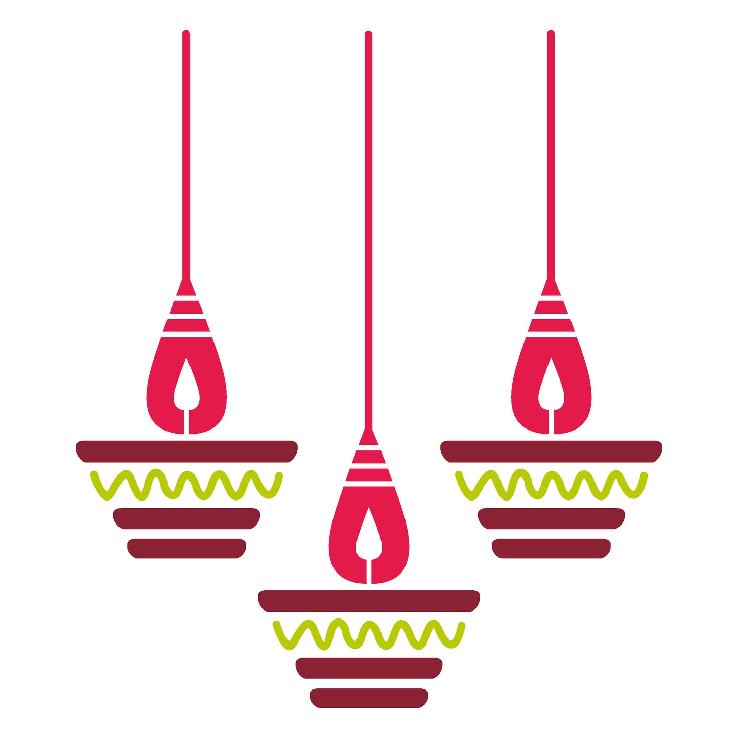 MaxxxMart-Diya Wall Stencils(inches)