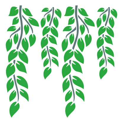 MaxxxMart - Leaves Wall Stencil(Inches)