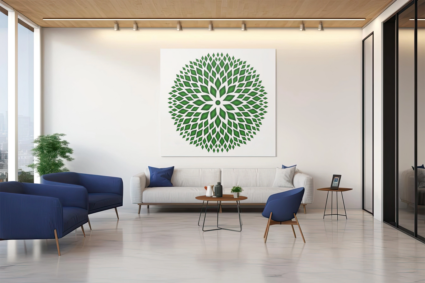 MaxxMart-Mandala Wall Stencil(Inches)