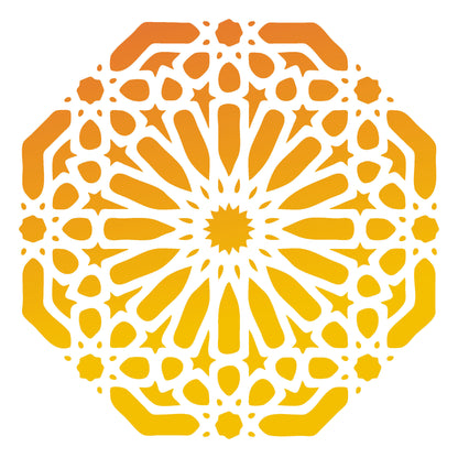 MaxxxMart - Mandala Wall Stencil-1 (Inches)