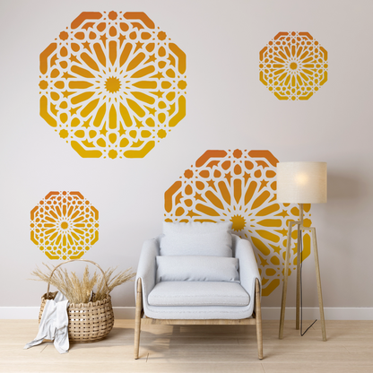 MaxxxMart - Mandala Wall Stencil-1 (Inches)