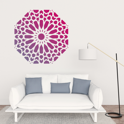 MaxxxMart - Mandala Wall Stencil-1 (Inches)