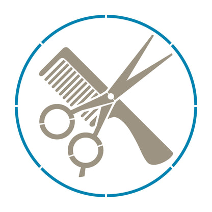 MaxxxMart - Theme Wall Stencil -1(Inches)