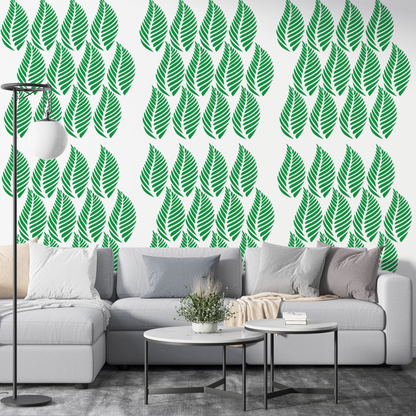 MaxxxMart - Leaves Wall Stencil-1 (Inches)